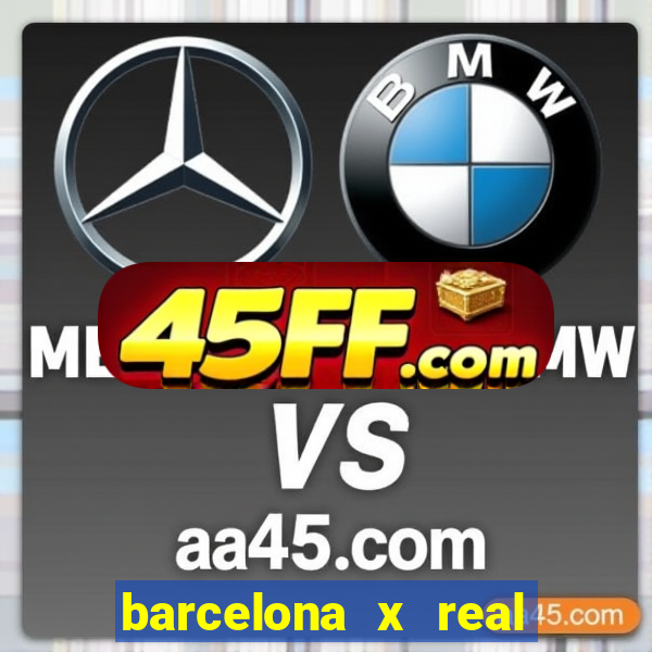 barcelona x real madrid multicanais